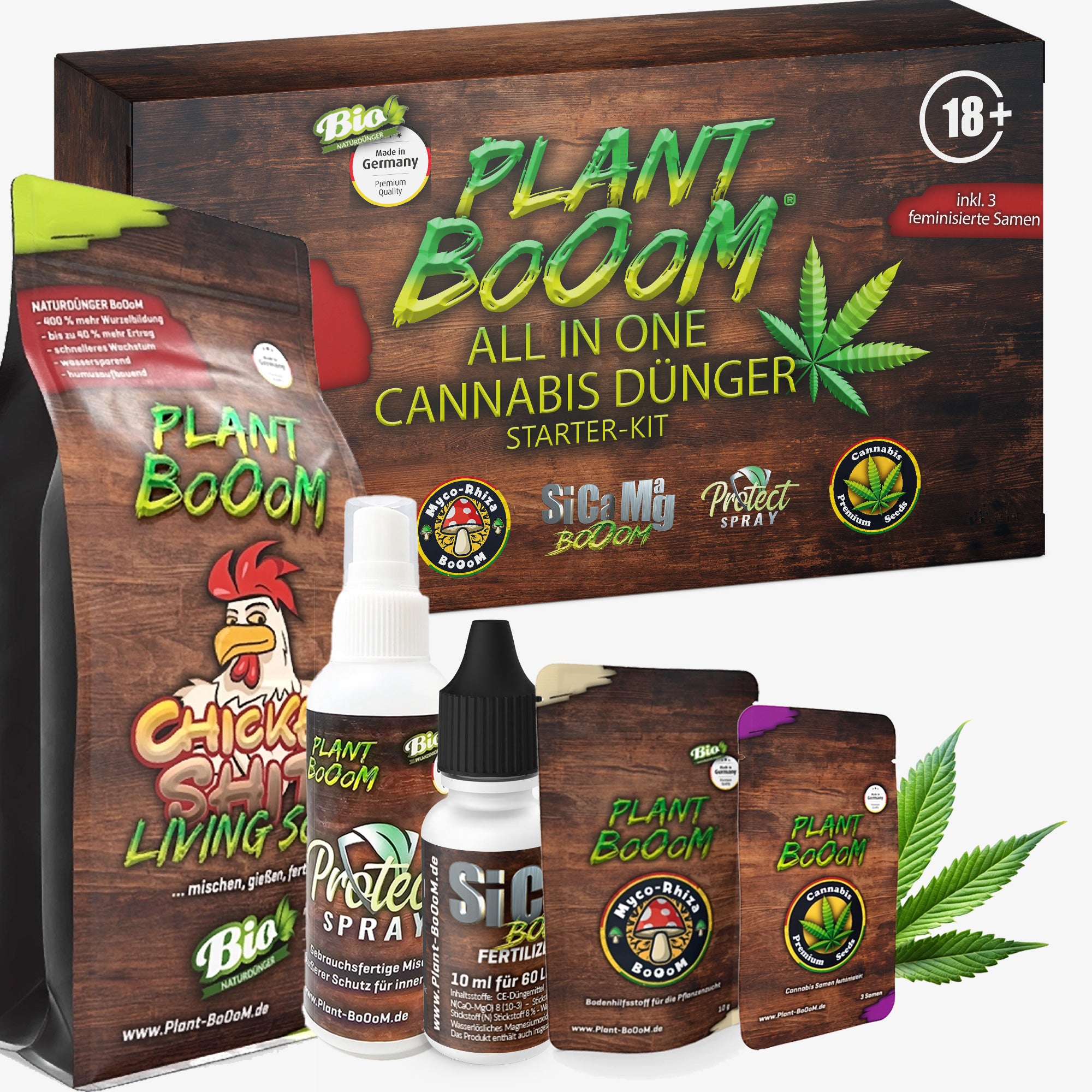 Plant BoOom Cannabis Starter-Set inkl 3 Fem. Seeds